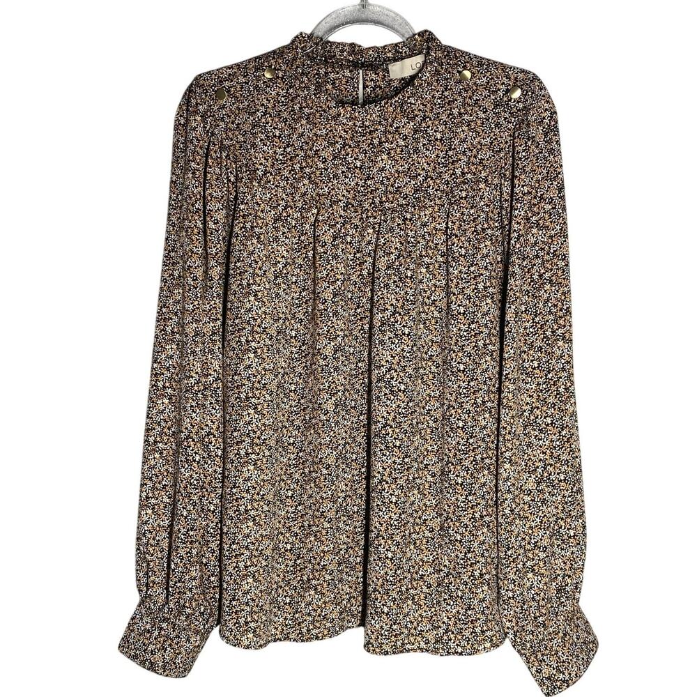 Loft Long Sleeve Blouse Size S Boho Career